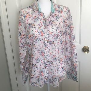 Boden Floral Blouse